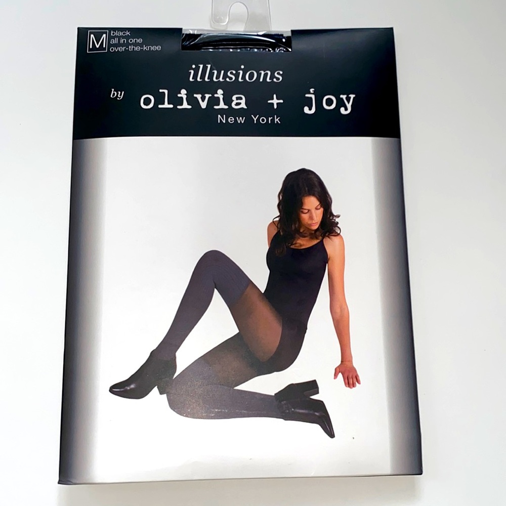 Olivia + Joy Illusions all in one over the knee tights
